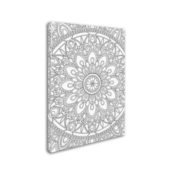 Hello Angel 'Delightful Mandala' Canvas Art,18x24